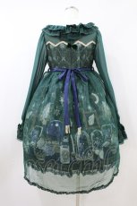 画像2: Angelic Pretty / メルカトル骨董品店ワンピース Free グリーン H-26-08-24-014-AP-OP-NS-ZH (2)