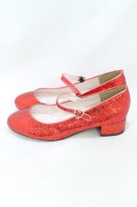 画像2: RoseMarie seoir / glitter shoes L レッド H-26-08-24-003-LO-SH-NS-ZH (2)