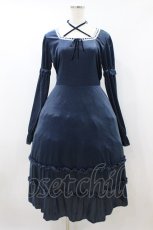 画像1: Cherirulu Chocola / TT*MINベロアOP M ネイビー H-26-08-24-022-LO-OP-NS-ZH (1)
