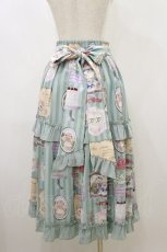 画像2: axes femme kawaii / ティティ×ベアファミリースカート M ミント H-26-08-25-045-AX-SK-NS-ZH (2)
