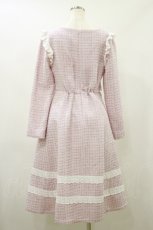 画像2: Lolime by mellfy memory / twinkle tweed ワンピース M PINK H-26-08-25-049-LO-OP-NS-ZH (2)