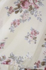 画像4: axes femme POETIQUE / 花柄スカラップ襟半袖ワンピース M 生成り H-26-08-25-052-AX-OP-NS-ZH (4)