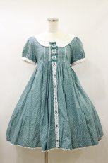 画像1: Angelic Pretty / 思い出のドットシャツワンピース Free グリーン H-26-08-25-063-AP-OP-NS-ZH (1)