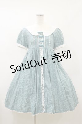 Preview of 思い出のドットシャツワンピース Free グリーン
