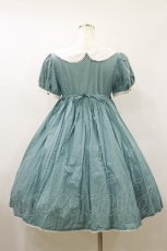 画像2: Angelic Pretty / 思い出のドットシャツワンピース Free グリーン H-26-08-25-063-AP-OP-NS-ZH (2)