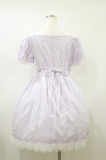 画像2: BABY,THE STARS SHINE BRIGHT / Innocent Ribbon Lace オードリーワンピース Free ラベンダー H-26-08-25-065-BA-OP-NS-ZH (2)
