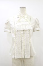 画像1: Angelic Pretty / ナイトジャボブラウス Free 生成り H-26-08-25-022-AP-BL-NS-ZH (1)
