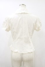 画像2: Innocent World / お袖透かしレースブラウス M アイボリー H-26-08-25-029-IW-BL-NS-ZH (2)