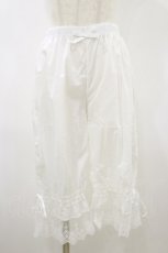 画像1: LOLITAその他 / 星屑りま/Sucre Drawes M~L 白 H-26-08-25-035-LO-PA-NS-ZH (1)