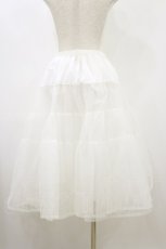 画像2: Victorian maiden / ロングチュールパニエ Free オフ H-26-08-25-039-CL-SK-NS-ZH (2)