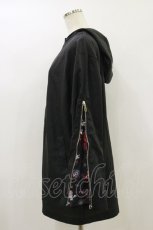 画像3: NieR Clothing / フード付きZIPカーデ  黒 H-26-08-26-1011-PU-TO-AK-ZH (3)
