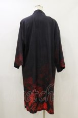 画像2: NieR Clothing / プリント羽織  黒×赤 H-26-08-26-1014-PU-TO-AK-ZH (2)
