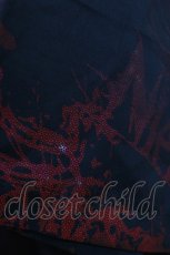 画像3: NieR Clothing / プリント羽織  黒×赤 H-26-08-26-1014-PU-TO-AK-ZH (3)