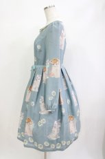 画像2: Emily Temple cute / meowワンピース  ブルーグレー H-26-08-26-009-ET-OP-KB-ZH (2)