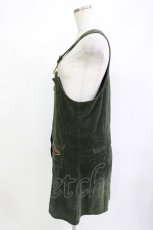 画像2: Candy Stripper / CND CORDUROY JUMPER SKIRT 2 カーキ H-26-08-26-019-PU-OP-KB-ZH (2)