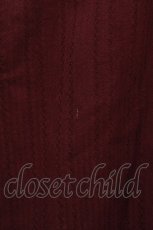 画像5: Sheglit / "ワスレナグサ"ロングパフワンピース M ボルドー H-26-08-27-1003-EL-OP-KB-ZH (5)