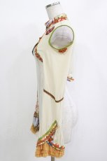 画像2: Ozz oneste / 椿刺繍ショートボレロ  生成 H-26-08-27-1052-OO-TO-KB-ZH (2)