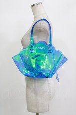 画像1: MILK / シェルバッグ  ブルー H-26-08-27-1058-ML-BG-AK-ZH (1)