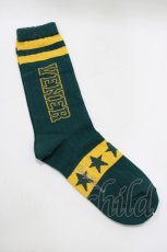 画像2: Candy Stripper / YENER RIB SOX  グリーン H-26-08-27-1060-PU-ZA-KB-ZH (2)