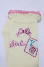 画像2: Shirley Temple / アルファベットカードソックス 22-24cm クリーム H-26-08-27-1067-ET-ZA-KB-ZH (2)