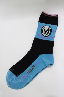 Preview of Arrow socks  黒×青