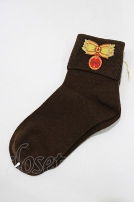 Preview of 刺繍ソックス  ブラウン
