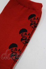 画像2: Candy Stripper / HELLO CANDY SOCKS  レッド H-26-08-27-1073-PU-ZA-KB-ZH (2)