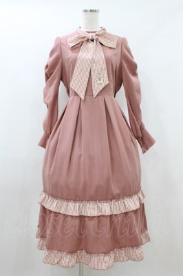 Preview of Maison de FLEUR×Marroncream×Misako Aoki ギンガムチェックワンピース Free Dark Pink