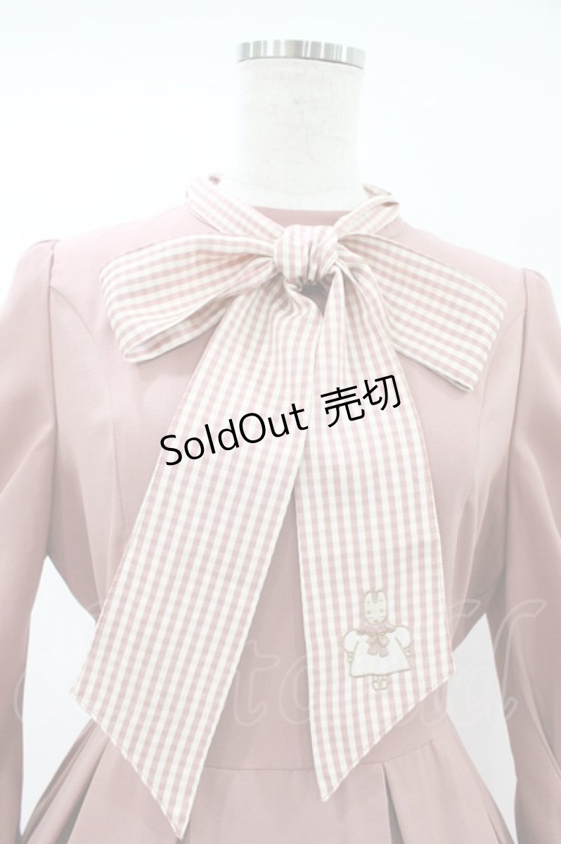 画像3: Maison de FLEUR / Maison de FLEUR×Marroncream×Misako Aoki ギンガムチェックワンピース Free Dark Pink H-26-08-28-047-LO-OP-NS-ZH (3)
