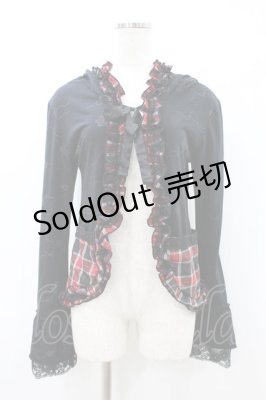Preview of フード付きプリントボレロ  黒