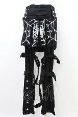 画像2: BPN FOR MEN / ラップ付きベルトパンツ  黒 H-26-08-28-1018-GO-PA-AK-ZH (2)