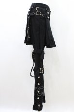 画像3: BPN FOR MEN / ラップ付きベルトパンツ  黒 H-26-08-28-1018-GO-PA-AK-ZH (3)