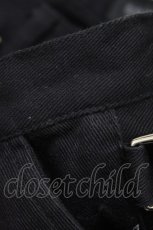 画像4: BPN FOR MEN / ラップ付きベルトパンツ  黒 H-26-08-28-1018-GO-PA-AK-ZH (4)