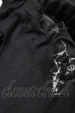画像4: h.ANARCHY / ガーター付きダメージスカート  黒 H-26-08-28-1026-HN-SK-AK-ZH (4)