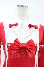 画像3: Angelic Pretty / ネックレスリボンカットソー Free アカ H-26-08-28-061-AP-TO-NS-ZH (3)