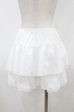 画像2: m petit by misako / 3部丈フリルドロワーズ M~L 白 H-26-08-28-031-LO-PA-NS-ZH (2)