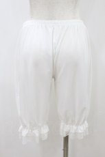 画像2: m petit by misako / AMドロワーズスソレース M~L 白 H-26-08-28-032-LO-PA-NS-ZH (2)