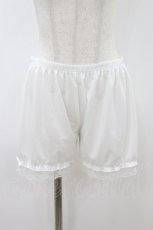 画像1: m petit by misako / AMドロワーズスソレース L~LL 白 H-26-08-28-034-LO-PA-NS-ZH (1)