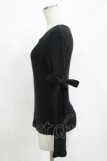 画像2: MILK / RibbonリブTops  ブラック H-26-08-29-030-ML-TO-KB-ZH (2)