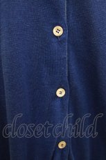 画像5: Jane Marple Dans Le Salon / コットンキュプラヤーンバイカラーカーディガン  ロイヤルブルー×ブルーグレー H-26-08-29-034-JM-TO-KB-ZH (5)