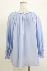 画像3: Jane Marple Dans Le Salon / Cotton voile fluffy blouse M ブルーグレー H-26-08-29-036-JM-BL-AK-ZH (3)