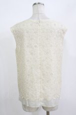 画像3: Jane Marple Dans Le Salon / flower lace tops M アイボリー H-26-08-29-045-JM-TO-AK-ZH (3)