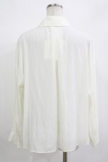 画像3: Jane Marple Dans Le Salon / Drape twill dress shirt   H-26-08-29-047-JM-BL-KB-ZH (3)