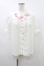画像1: Amavel / Rabbit's Ballet Companyブラウス Free オフ/ピンク H-26-08-29-1044-CA-BL-NS-ZH (1)