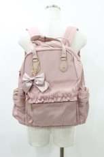 画像1: m petit by misako / AMリボンチャームツキリュック  ピンク H-26-08-29-1010-LO-BG-NS-ZH (1)