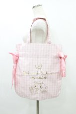 画像1: Maison de FLEUR / サンリオ マイメロディMMトートバッグ  ピンク H-26-08-29-1011-LO-BG-NS-ZH (1)