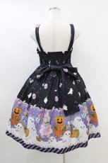 画像2: axes femme kawaii / ハロウィンナイトジャンパースカート M ブラック H-26-08-29-1015-AX-OP-NS-ZH (2)