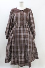 画像1: m petit by misako / マイメロディ/ワンピース 3L ブラウン H-26-08-29-1019-LO-OP-NS-ZH (1)
