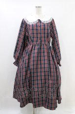 画像1: m petit by misako / ハローキティ/ワンピース 3L ネイビー H-26-08-29-1020-LO-OP-NS-ZH (1)