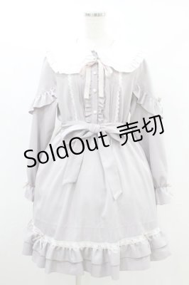 Preview of はしごレースフリルリボンワンピース LL ラベンダー